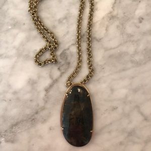 Stella and Dot Stone Medallion Necklace